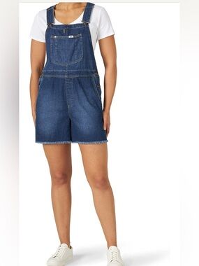 LEE WOMEN RELAXED FIT DENIM OVERALL SIZE S